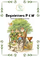 Voorbeeld - Beginletters P & W - spelen met beginklanken - Voorblad