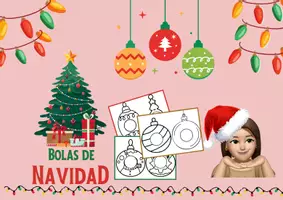 Vista previa - Decoración del aula - Bolas de Navidad - Portada