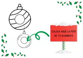Vista previa - Decoración del aula - Bolas de Navidad - página 1