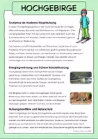 Vorschau - Arbeitsblätter - Hochgebirge Arbeitsblätter - Seite 3