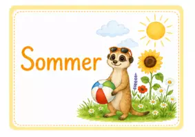 Vorschau - Poster - Jahreszeiten- und Monatsschilder mit Erdmännchen - Seite 3