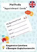 Vorschau - Spiele - Methode "Appointment Cards" - Kooperative Lernfrom/ Bewegter Englischunterricht! - Deckblatt