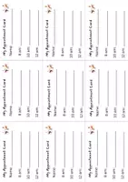 Vorschau - Spiele - Methode "Appointment Cards" - Kooperative Lernfrom/ Bewegter Englischunterricht! - Seite 1