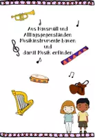 Vorschau - Arbeitsblätter - Aus Müll Musikinstrumente machen - Deckblatt