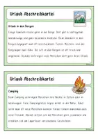 Vorschau - Stationenlernen - Ferien/Urlaub Abschreibkarteien (Klasse 3-4) - Seite 3