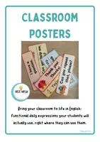 Vista previa - Decoración del aula - Classroom posters - Portada