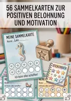 Vorschau - Anderer Materialtyp - 56 Sammelkarten zur Belohnung | Stempelkarten, Sticker, Motivation, Lob & Klassenmanagement | Dinos, Wildtiere, Fahrzeuge & Fantasiewesen - Deckblatt