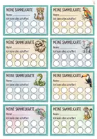 Vorschau - Anderer Materialtyp - 56 Sammelkarten zur Belohnung | Stempelkarten, Sticker, Motivation, Lob & Klassenmanagement | Dinos, Wildtiere, Fahrzeuge & Fantasiewesen - Seite 3