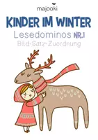 Vorschau - Spiele - Lesedomino Winter - Deckblatt