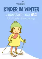 Vorschau - Spiele - Lesedomino Winter - Deckblatt