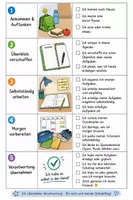 Vorschau - Arbeitsblätter - Schul- und Hausaufgabenroutine - Deckblatt