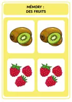 Aperçu - Jeux - Mémory - Des fruits - Page 3