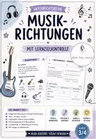 Vorschau - Unterrichtsreihen - Musikrichtungen Klasse 3/4 - Deckblatt