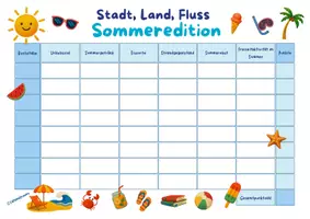 Vorschau - Arbeitsblätter - Stadt, Land, Fluss – Jahreszeiten-Bundle | Frühling, Sommer, Herbst & Winter | Deutsch, DaF/DaZ | Klasse 4–6 - Seite 2