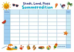 Vorschau - Arbeitsblätter - Stadt, Land, Fluss – Jahreszeiten-Bundle | Frühling, Sommer, Herbst & Winter | Deutsch, DaF/DaZ | Klasse 4–6 - Seite 3