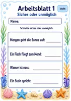 Vorschau - Arbeitsblätter - Wahrscheinlichkeit Klasse 3 | Mathematik Klasse 3 | 6 Arbeitsblätter als PDF - Seite 1