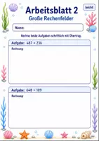 Vorschau - Arbeitsblätter - Schriftliche Addition mit Übertrag | Mathematik Klasse 3 | 6 Arbeitsblätter als PDF - Seite 2