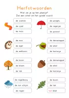 Voorbeeld - Werkboek Herfst - Pagina 2