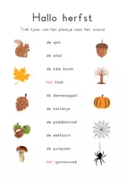 Voorbeeld - Werkboek Herfst - Pagina 3