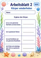 Vorschau - Arbeitsblätter - Wiederholung Geometrie Klasse 3 | Mathematik Klasse 3 | 6 Arbeitsblätter als PDF - Seite 2