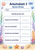 Vorschau - Arbeitsblätter - Geometrie Übungen Klasse 3 | Mathematik Klasse 3 | 6 Arbeitsblätter als PDF - Seite 3