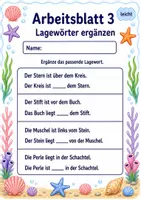 Vorschau - Arbeitsblätter - Orientierung im Raum Klasse 3 | Mathematik Klasse 3 | 6 Arbeitsblätter als PDF - Seite 3