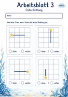 Vorschau - Arbeitsblätter - Wege im Gitter Klasse 3 | Mathematik Klasse 3 | 6 Arbeitsblätter als PDF - Seite 3