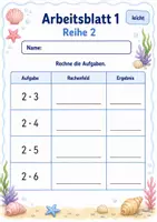 Vorschau - Arbeitsblätter - Einmaleins Wiederholung | Mathematik Klasse 3 | 6 Arbeitsblätter als PDF - Seite 1