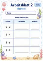 Vorschau - Arbeitsblätter - Einmaleins Wiederholung | Mathematik Klasse 3 | 6 Arbeitsblätter als PDF - Seite 2