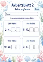 Vorschau - Arbeitsblätter - Einmaleins üben | Mathematik Klasse 3 | 6 Arbeitsblätter als PDF - Seite 2