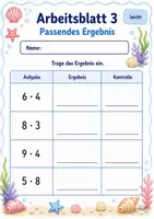 Vorschau - Arbeitsblätter - Einmaleins üben | Mathematik Klasse 3 | 6 Arbeitsblätter als PDF - Seite 3