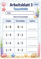 Vorschau - Arbeitsblätter - Kleines Einmaleins gemischt | Mathematik Klasse 3 | 6 Arbeitsblätter als PDF - Seite 3