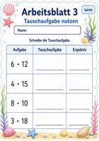 Vorschau - Arbeitsblätter - Malaufgaben Klasse 3 | Mathematik Klasse 3 | 6 Arbeitsblätter als PDF - Seite 3
