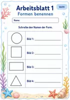 Vorschau - Arbeitsblätter - Geometrie Klasse 3 | Mathematik Klasse 3 | 6 Arbeitsblätter als PDF - Seite 1