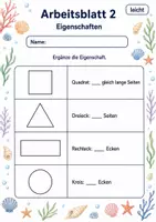 Vorschau - Arbeitsblätter - Geometrie Klasse 3 | Mathematik Klasse 3 | 6 Arbeitsblätter als PDF - Seite 2