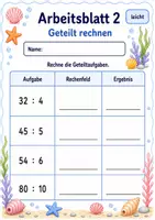 Vorschau - Arbeitsblätter - Mal und Geteilt Klasse 3 | Mathematik Klasse 3 | 6 Arbeitsblätter als PDF - Seite 2