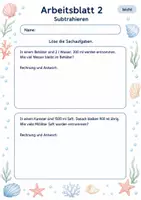 Vorschau - Arbeitsblätter - Sachaufgaben mit Rauminhalten | Mathematik Klasse 3 | 6 Arbeitsblätter als PDF - Seite 2