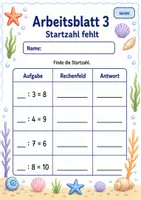 Vorschau - Arbeitsblätter - Division ohne Rest | Mathematik Klasse 3 | 6 Arbeitsblätter als PDF - Seite 3