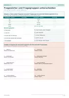 Vorschau - Arbeitsblätter - Deutsch A1: W-Fragen und Ja-/Nein-Fragen - Seite 2