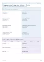 Vorschau - Arbeitsblätter - Deutsch A1: W-Fragen und Ja-/Nein-Fragen - Seite 3