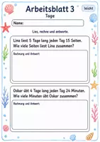 Vorschau - Arbeitsblätter - Sachaufgaben Multiplikation | Mathematik Klasse 3 | 6 Arbeitsblätter als PDF - Seite 3