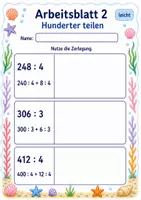 Vorschau - Arbeitsblätter - Rechenwege Division | Mathematik Klasse 3 | 6 Arbeitsblätter als PDF - Seite 2
