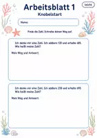 Vorschau - Arbeitsblätter - Knobelaufgaben Mathematik Klasse 3 | Mathematik Klasse 3 | 6 Arbeitsblätter als PDF - Seite 1