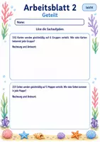 Vorschau - Arbeitsblätter - Sachaufgaben Mal Geteilt | Mathematik Klasse 3 | 6 Arbeitsblätter als PDF - Seite 2