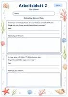 Vorschau - Arbeitsblätter - Sachaufgaben Lösungsweg Finden | Mathematik Klasse 3 | 6 Arbeitsblätter als PDF - Seite 2