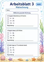 Vorschau - Arbeitsblätter - Sachaufgaben Passende Rechnung | Mathematik Klasse 3 | 6 Arbeitsblätter als PDF - Seite 3