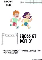 Aperçu - Fiches - Livret EPS Cross et défi 3' - Page de couverture