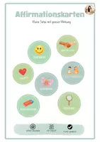 Vorschau - Bildkarten - Affirmationskarten- kleine Sätze mit grosser Wirkung - Deckblatt