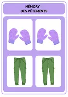 Aperçu - Jeux - Mémory - Des vêtements - Page 2
