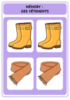 Aperçu - Jeux - Mémory - Des vêtements - Page 3